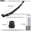 Heady Duty Rear Leaf Springs for Club Car DS Golf Cart 1981-up 3 Leaf (Set of 2) - Image 4