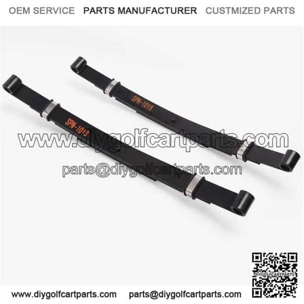 Golf Cart Heavy Duty Rear 4 Leaf Springs Fit EZGO TXT Electric 94-up & Bushings - Image 2