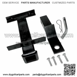 Golf Cart Trailer Hitch for Rear Seats (Specific measurements in listing)