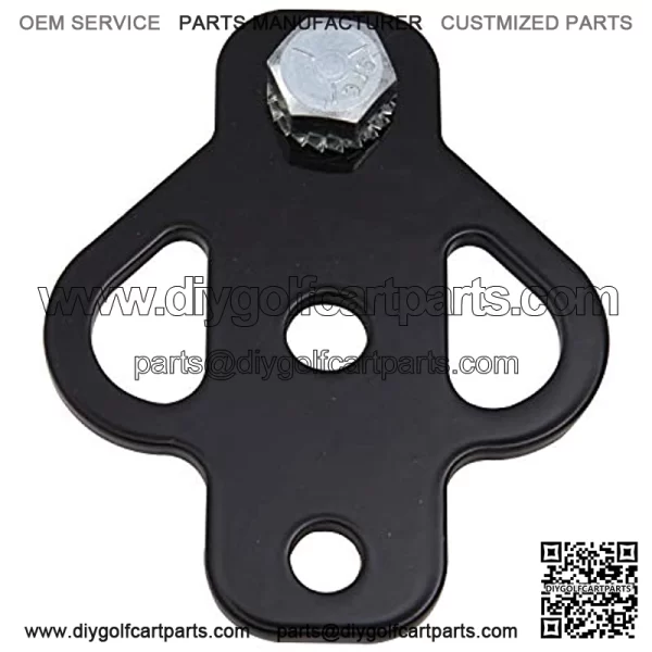 Steel ATV 3-Way Trailer Hitch Adapter for Golf Cart Garden Tractor Lawn Mower Chain and Tow Strap - Image 3
