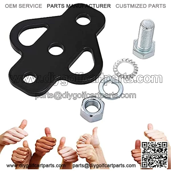 3-Way Trailer Hitch Adapter with Bolt Fit for ATV Lawn Mower Golf Cart Garden Tractor Flat Towing Tow Ball Mount - Image 3