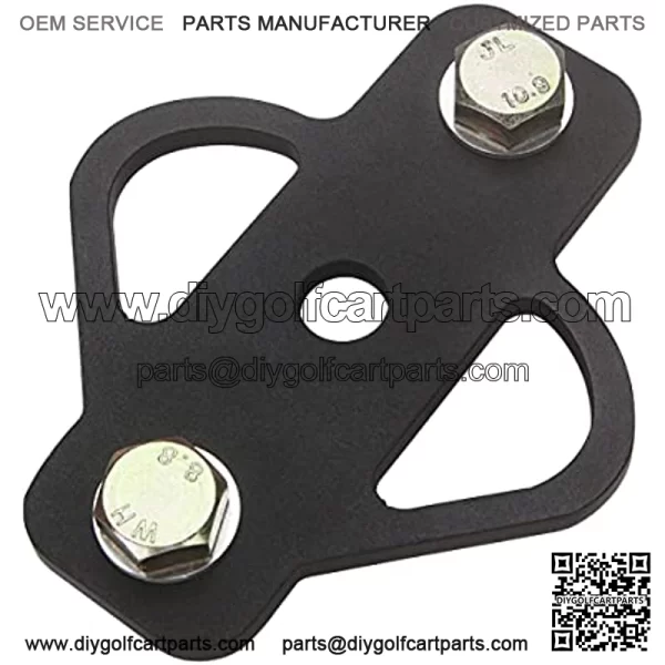 3-Way Trailer Hitch Adapter, Steel Hook Mounting with Bolts, Suitable for ATV Lawn Mower Golf Cart Yard Cart Garden Tractor Flat Towing Ball Installation - Image 3