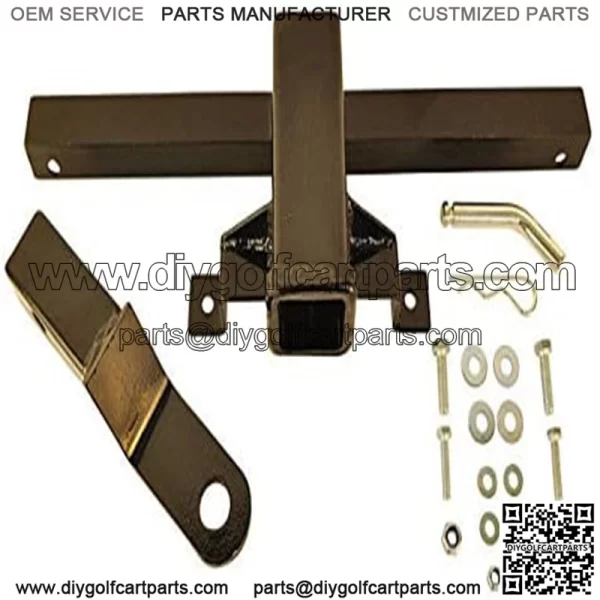 Club Car DS Golf Cart Heavy Duty Trailer Hitch - Image 3