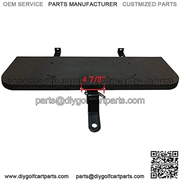 Golf CART Trailer Hitch, FITS ON Backseat FOOTREST- Club CAR, EZGO, Yamaha - Image 2