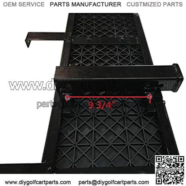 Golf CART Trailer Hitch, FITS ON Backseat FOOTREST- Club CAR, EZGO, Yamaha - Image 4