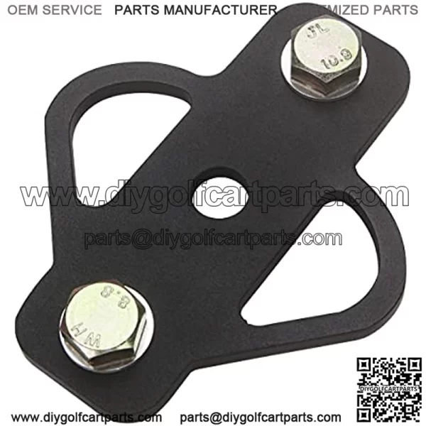 3-Way Trailer Hitch Adapter, Steel Hook Mounting with Bolts, Suitable for ATV Lawn Mower Golf Cart Yard Cart Garden Tractor Flat Towing Ball Installation - Image 3