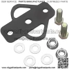 3-Way Trailer Hitch Adapter, Steel Hook Mounting with Bolts, Suitable for ATV Lawn Mower Golf Cart Yard Cart Garden Tractor Flat Towing Ball Installation - Image 4