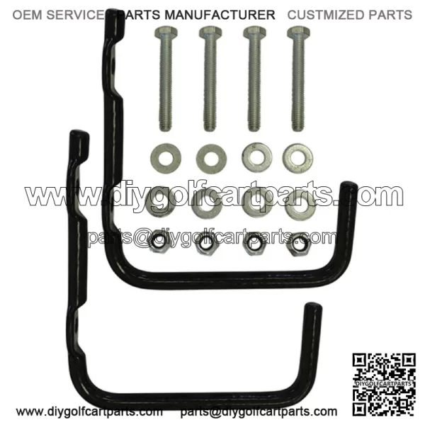 Golf Cart Safety Grab Bar Utility Hooks