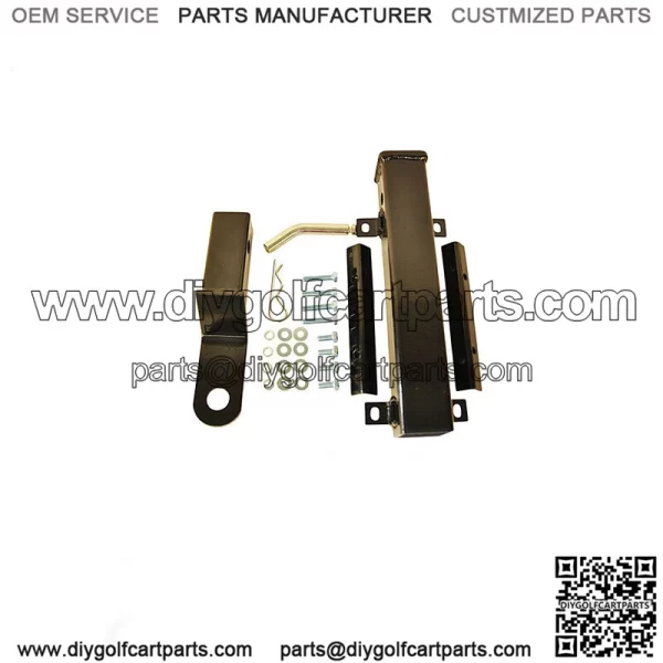 GOLF CART TRAILER HITCH FITS ON BACK SEAT / REAR SEAT FOOTSTEP EZGO CLUB CAR YMH - Image 2
