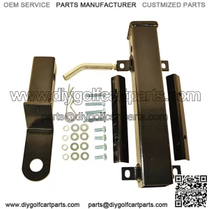 Rear Seat Trailer Hitch with Receiver for Step on Back of Golf Cart EZGO CC YMH