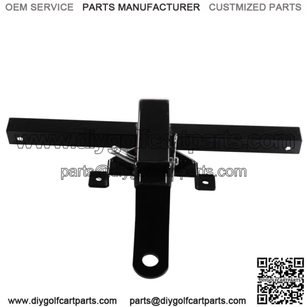 Black Steel Trailer Hitch Tow receiver For Club Car DS Golf Carts 1981 Up - Image 2