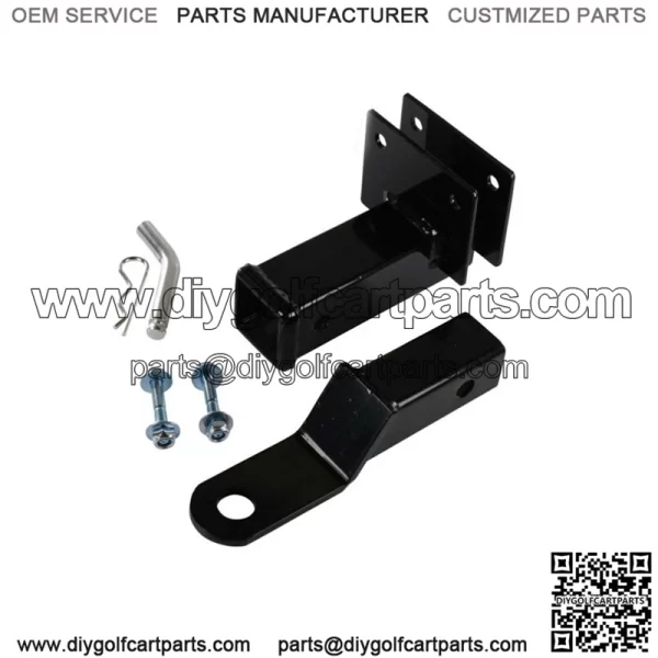 Trailer Hitch For Yamaha Drive G29 Golf Cart Mounted to Chassis NOT Footplate - Image 2