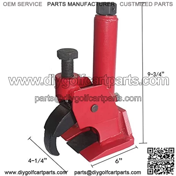 Manual Tire Bead Breaker Adjustable Hammer Tire Changer for ATV Tire Operation+Tire Iron Crowbar,Mower Bead Breaker Tool,Tire Changer,Tire Tools-Red - Image 2