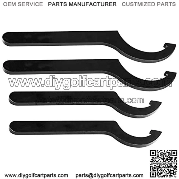 Mekar Coilover Adjustment Tool - 2Large Steel Spanner Wrench+1Small Wrench+1Mid Size Wrench - Image 3