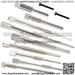 Hardened Primary & Secondary Clutch Puller Tool kit. Contains 10 Different Models And Sizes of Clutch Puller Tools. Suitable for Golf Carts, Kawasaki, Arctic Cat,Can-Am, Polaris Motorcycle
