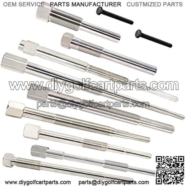 Hardened Primary & Secondary Clutch Puller Tool kit. Contains 10 Different Models And Sizes of Clutch Puller Tools. Suitable for Golf Carts, Kawasaki, Arctic Cat,Can-Am, Polaris Motorcycle