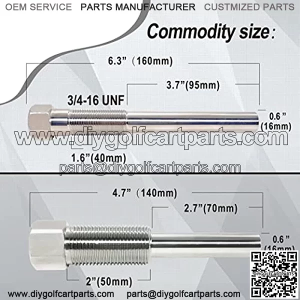 Hardened Primary & Secondary Clutch Puller Tool kit. Contains 10 Different Models And Sizes of Clutch Puller Tools. Suitable for Golf Carts, Kawasaki, Arctic Cat,Can-Am, Polaris Motorcycle - Image 4