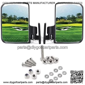 Golf cart Side Mirrors for Club Car EZ-GO Yamaha and Others