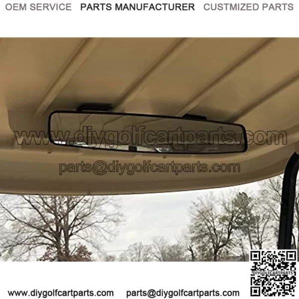 18" XL Sport Panoramic Golf Cart Rear View Mirror for Club Car Yamaha
