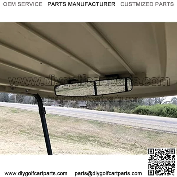 18" XL Sport Panoramic Golf Cart Rear View Mirror for Club Car Yamaha - Image 2