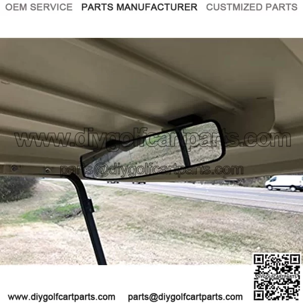 18" XL Sport Panoramic Golf Cart Rear View Mirror for Club Car Yamaha - Image 3