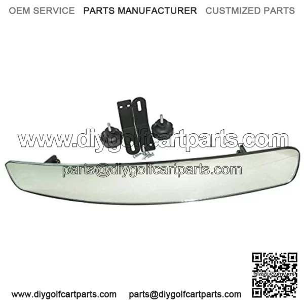 16.5" Extra Wide Panoramic Rear View Mirror for Golf Carts Such As Ez Go, Club Car, Yamaha - Image 4