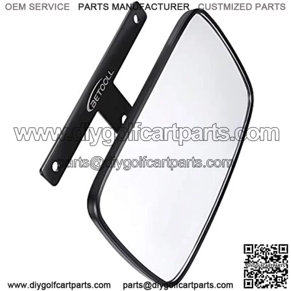 Golf Cart Wide Panoramic Rear View Mirror for Ez Go, Club Car, Yamaha