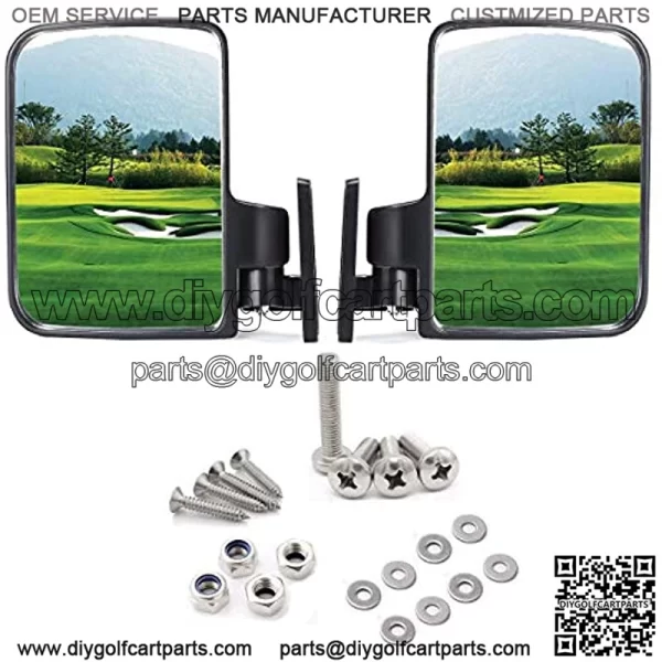 Golf cart Side Mirrors for EZ-GO Yamaha and Others
