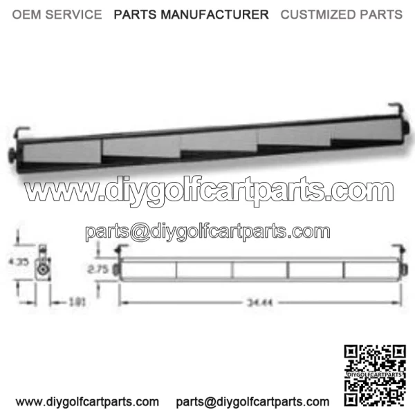 5 Panel Mirror fits Golf Carts EZGO, CLUB CAR & PRECEDENT - Image 3