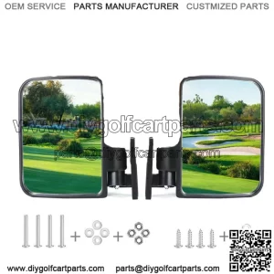 Golf Cart Side Mirrors for Club Car EZGO Yamaha Cart Parts Accessories