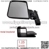 Mamiko No-Drilling Required Golf Cart Folding Side View Mirrors Compatible with Club Cart, Yamaha, EZGO, Star, Zone Carts Side Mirror for 1.25inch square tube - Sold in Pairs - Breakaway - Image 3