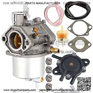 FE290 Carburetor+Fuel Pump for Golf Cart Club Car DS & Precedent Turf Carryall FE290 Engines Carb 1018056-01 101805601 1019056-01 101905601 1016438 1016439 1016440 1016441 1016478 17561,1998-UP Carbur