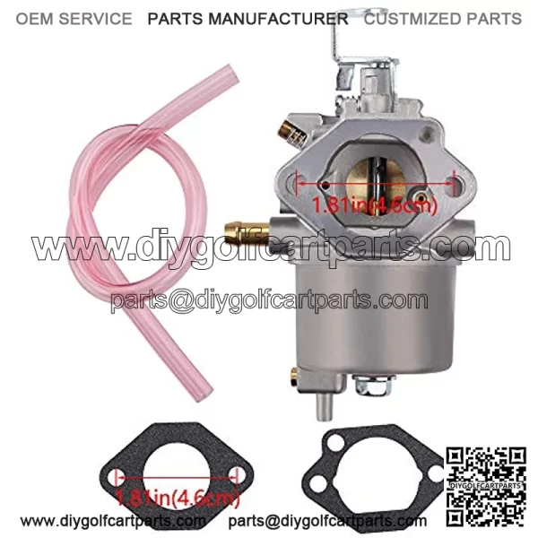Dxent FE350 Carburetor Compatible with Club Car Golf Cart DS Precedent Turf Carryall 1998 -UP 1016441-01 1016440 1016441 1016438 1016439 1018059-01 1035245-01 w Fuel Filter - Image 3