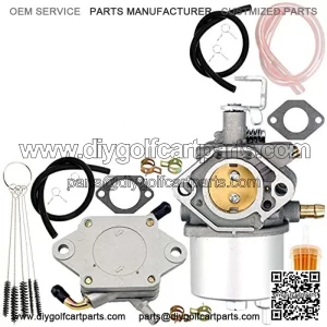 Carburetor Fuel Pump Compatible with Kawasaki FE290 Golf Cart Gas Club Car DS Precedent Turf Carryall OHV 1992 1993 1994 1995 1996 1997 1016438 1016439 1016440 1016441 1016478 17552 1019056-01