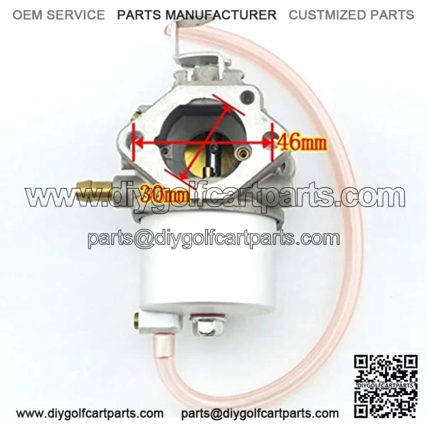 Carburetor Fuel Pump Compatible with Kawasaki FE290 Golf Cart Gas Club Car DS Precedent Turf Carryall OHV 1992 1993 1994 1995 1996 1997 1016438 1016439 1016440 1016441 1016478 17552 1019056-01 - Image 2