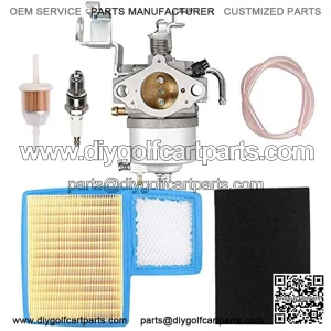 G16 Carburetor for Yamaha G16 G18 G19 G20 G21 1996-2002 4 Cycle Engine Golf Carts Replace JN6-14101-14 JN6-14101-15 with Air Filter Fuel Filter Spark Plug