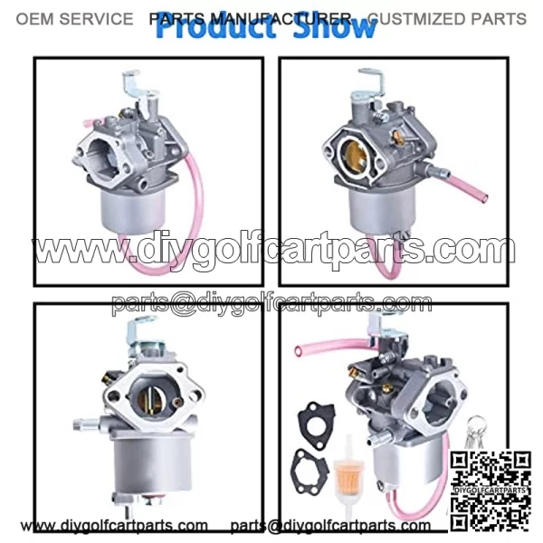 Carburetor Carb Replacement for Golf Cart Club Car DS Precedent Turf Carryall Kawasaki FE290 Engine Carb 1016438 1016439 1016440 1016441 1016478 17561 1018056-01 101805601 1019056-01 101905601 - Image 2
