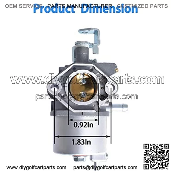 Carburetor Carb Replacement for Golf Cart Club Car DS Precedent Turf Carryall Kawasaki FE290 Engine Carb 1016438 1016439 1016440 1016441 1016478 17561 1018056-01 101805601 1019056-01 101905601 - Image 3
