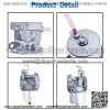 Carburetor Carb Replacement for Golf Cart Club Car DS Precedent Turf Carryall Kawasaki FE290 Engine Carb 1016438 1016439 1016440 1016441 1016478 17561 1018056-01 101805601 1019056-01 101905601 - Image 5