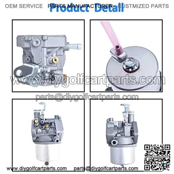 Carburetor Carb Replacement for Golf Cart Club Car DS Precedent Turf Carryall Kawasaki FE290 Engine Carb 1016438 1016439 1016440 1016441 1016478 17561 1018056-01 101805601 1019056-01 101905601 - Image 5