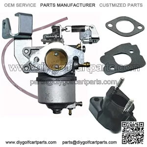 for Golf Cart Carburetor With Intake Spacer Joint For 1985-1995 Yamaha 4 cycle G2 G8 G9 and G11 Gas Models J38-14101-00, J38-14101-01, J38-14101-02