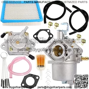 Filtro de aire para carburador compatible con Kawasaki FE290 Golf Cart Gas Club Car DS Precedent Turf Carryall OHV 1016438 1016439 1016440 1016441 1016478 17552 1018056-01 1018056056056056 01 10 19056