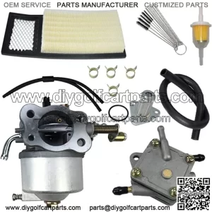 Carburetor with Fuel Pump Fit for EZGO Golf Cart Gas Car 350cc Robin TXT Medalist 4-Cycle Workhorse ST350 Carb 17559 72558G01 72558G05 72840G02 Red Hawk CARB-016A 520-184 72021-G01