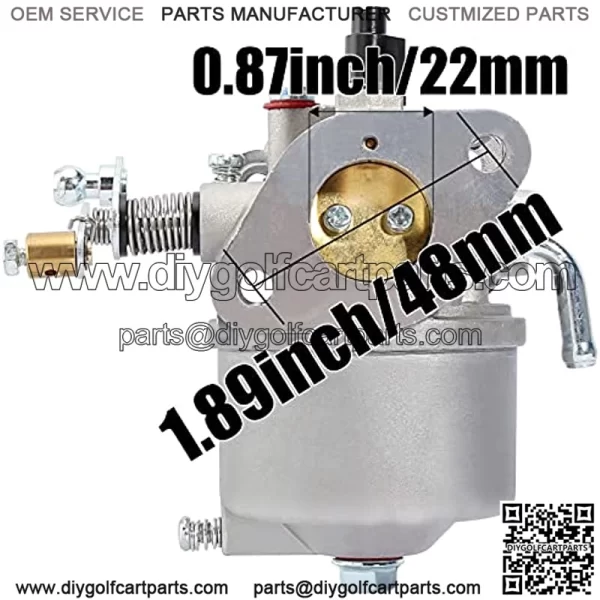 Carburetor Fuel Pump Compatible with EZGO Golf Cart Gas Car 350cc Robin Engines 4-Cycle Engines Workhorse & ST350 Carb 17559 72558G01 72558G05 72840G02 CARB-016A 520-184 72021G01 - Image 2