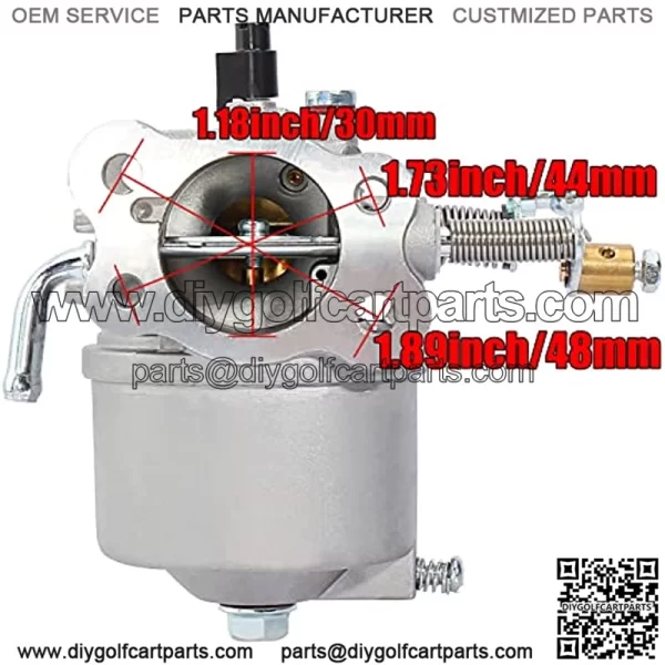 Carburetor Fuel Pump Compatible with EZGO Golf Cart Gas Car 350cc Robin Engines 4-Cycle Engines Workhorse & ST350 Carb 17559 72558G01 72558G05 72840G02 CARB-016A 520-184 72021G01 - Image 3