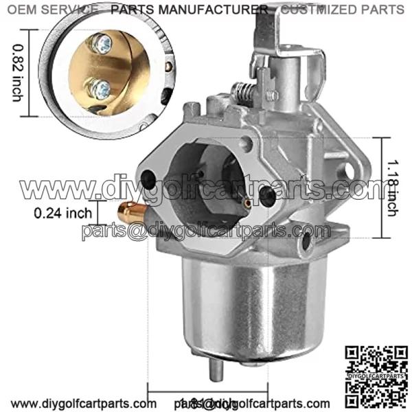 Carburetor Kit for Club Car DS, Precedent, Turf, Carryall Golf Cart 1996-UP Kawasaki FE350 Engine, Replace OEM 1016441-01 1018059-01 1019059-01 1035245-01 - Image 4