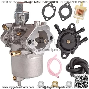 Carburetor Fuel Pump kit for Club Car DS & Precedent, Turf, Carryall 1998-2018 Golf Cart with FE290 Engines, Replace OEM 1016438, 1016439, 1016440, 1016441, 1016478, 101805601, 101905601, 17561