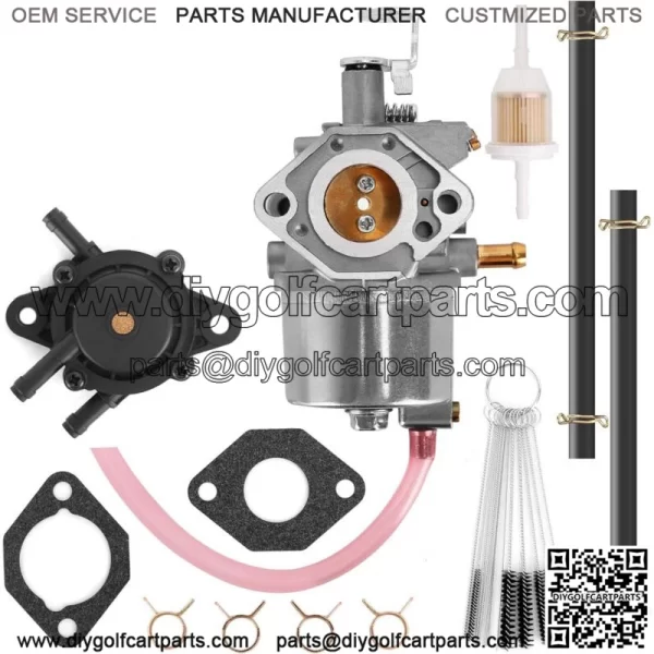 Golf Cart Carburetor Kit for Club Car DS Precedent Carryall 96-up Kawasaki FE350