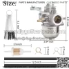Golf Cart Carburetor for 83-89 Yamaha G1 2 Cycle Engine J24-14101-01 J24-14101-0 - Image 2