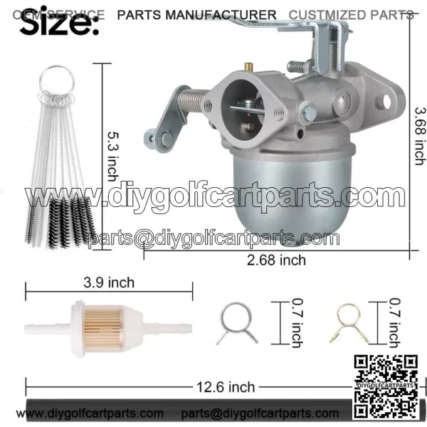 Golf Cart Carburetor Kit for EZGO Marathon 2-stroke Gas 88-93, 23932-G1 14031G1 - Image 2
